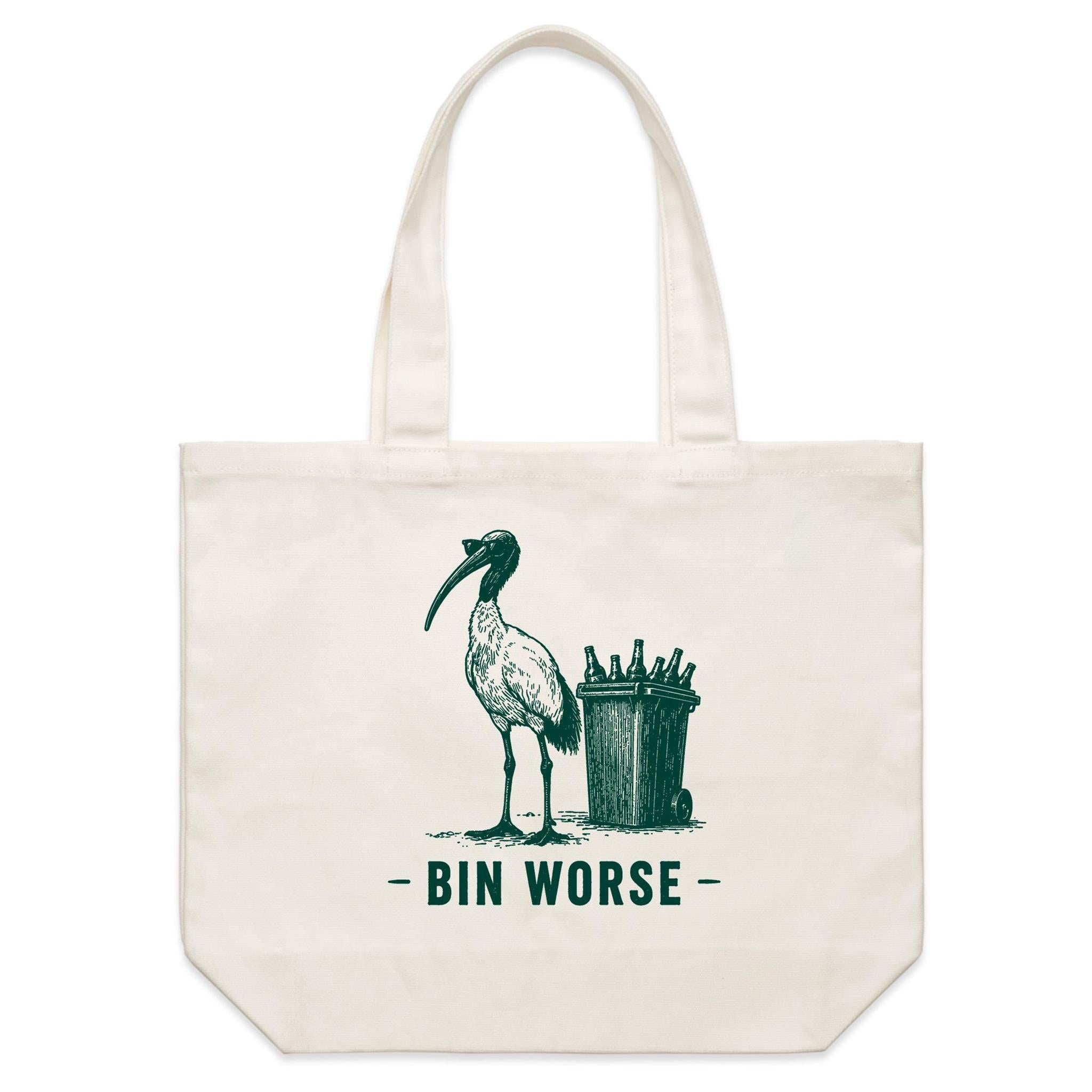 Bin Worse - Shoulder Canvas Tote Bag